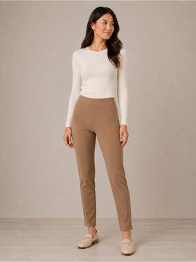 Maze‎ Petite Medium Pull On Pants Minimalist Office Stretch Career Trousers